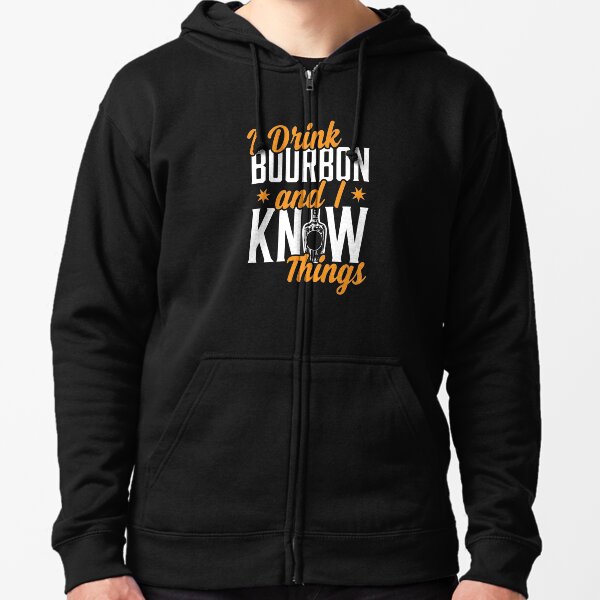 Item preview, I Drink Bourbon And I Know Things Funny Bourbon Gift Cocktail Lovers designed and sold by Rock Paper T-Shirts.