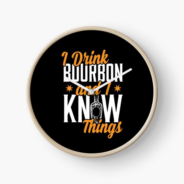 Item preview, I Drink Bourbon And I Know Things Funny Bourbon Gift Cocktail Lovers designed and sold by Rock Paper T-Shirts.