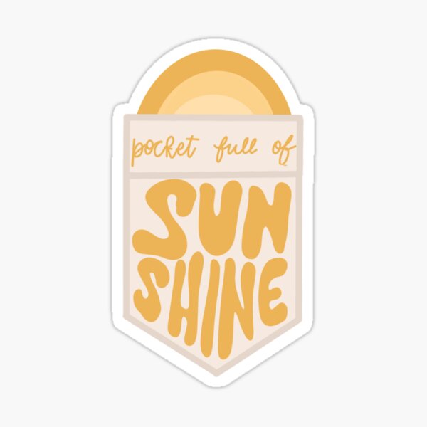 I've Got a Pocket Full of Sunshine Lyrics Print / Natasha 