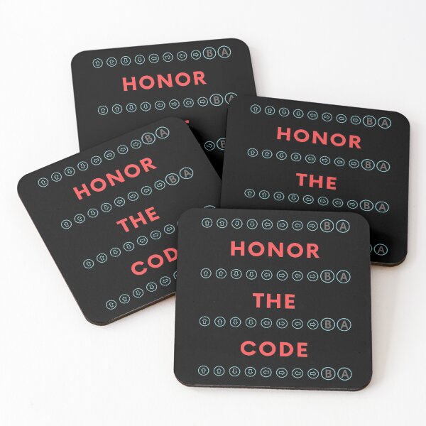 Item preview, Honor The Code - The Konami Code designed and sold by Legit Hooligan.