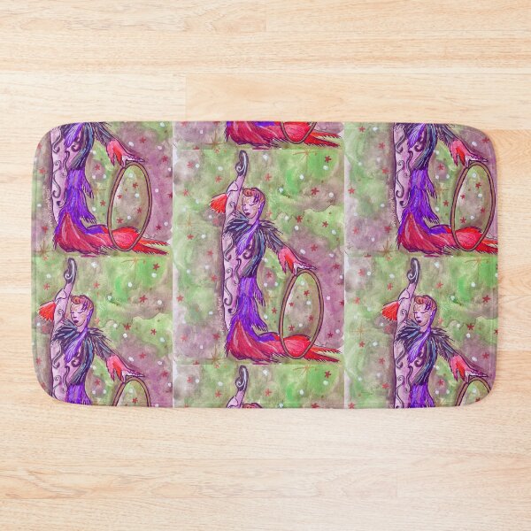 Item preview, Circus Hula Hoop Artist Watercolor designed and sold by PonyPoison.
