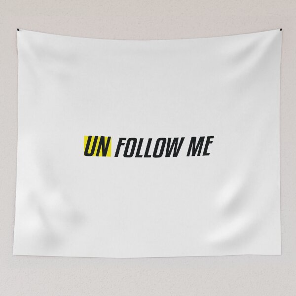 Item preview, UNFOLLOW ME, FOLLOW ME-tshirt designed and sold by Soufiane Choubed.
