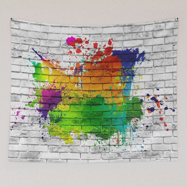 Item preview, Brick Wall White designed and sold by Pavel Polyansky.