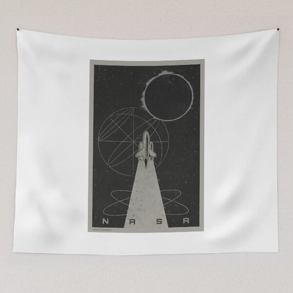 Item preview, NASA Vintage Poster Design designed and sold by lilyvermilya.