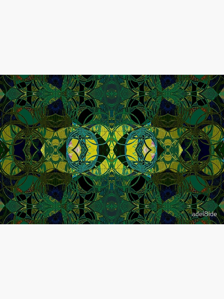 The Coronation- Yellow and Green Art Deco by adel8ide