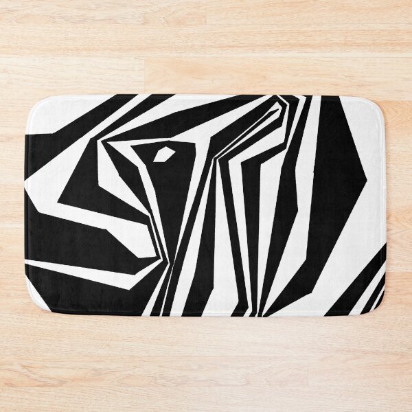 Item preview, Confinement Black Ink on White Striped Geometric Drawing designed and sold by nancyjcreates.