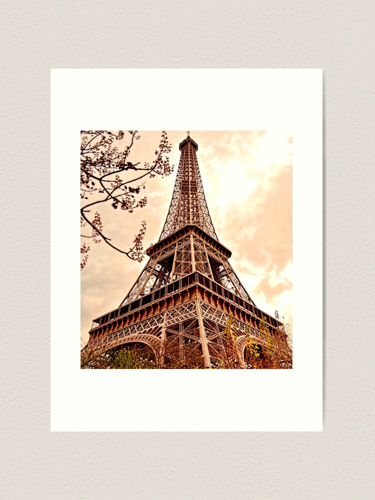 Eiffel Tower Photo Print, Tour Eiffel at Sunset, Paris France, Wonders of  the World, Vacation Scenic Art, High Quality Wall Decor 