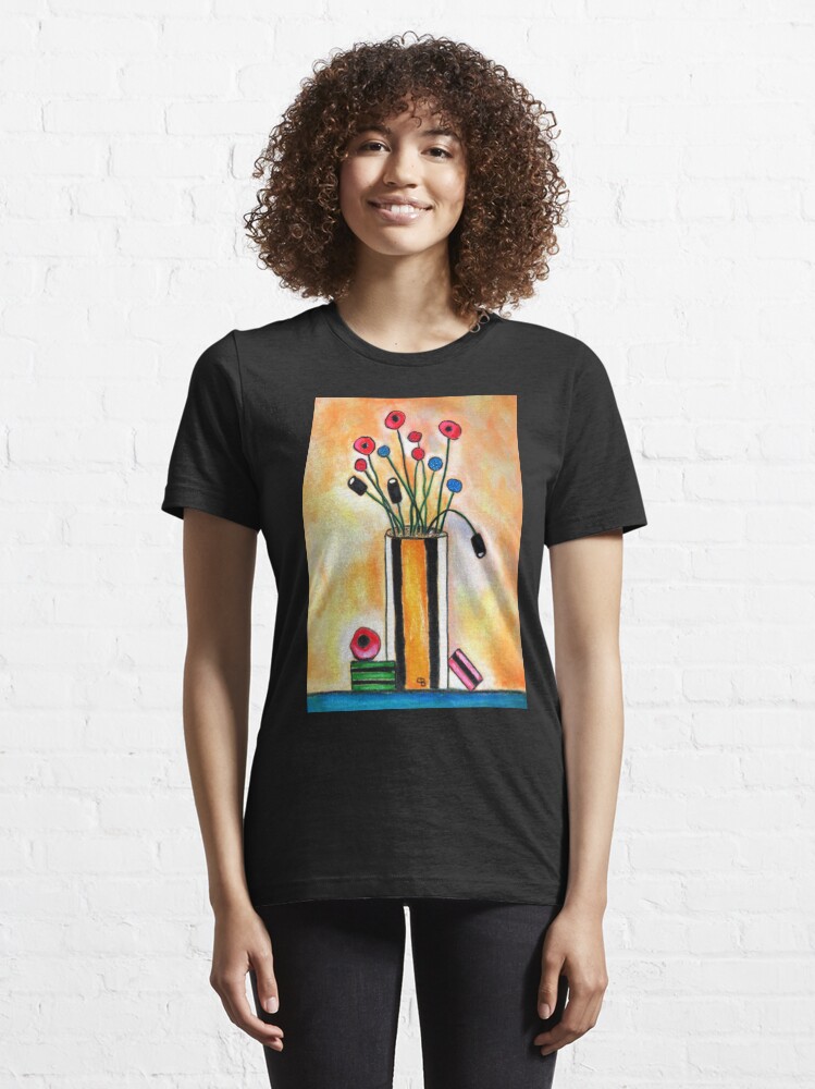 "Liquorice Allsort Flowers. Quirky art." Tshirt for Sale by Bagsyrose