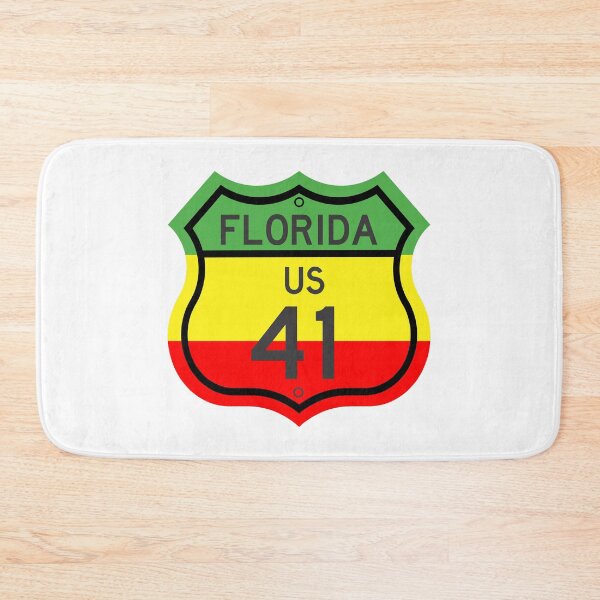 Item preview, Florida Highway 41 in Rasta Colours designed and sold by MY NEW ZEALAND.