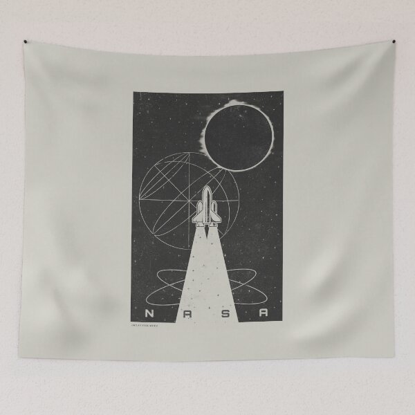 Item preview, NASA Vintage TShirt Design Black designed and sold by lilyvermilya.
