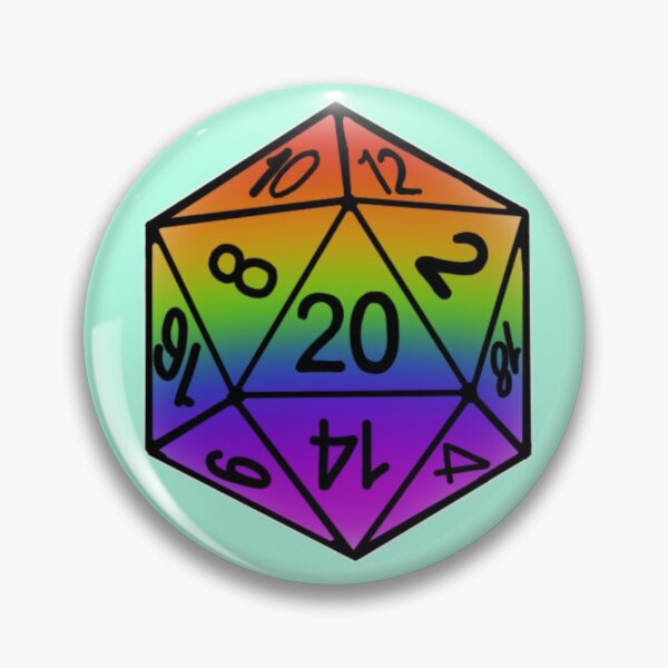 Artikelvorschau, Regenbogen DND Würfel entworfen und verkauft von enchantededits.