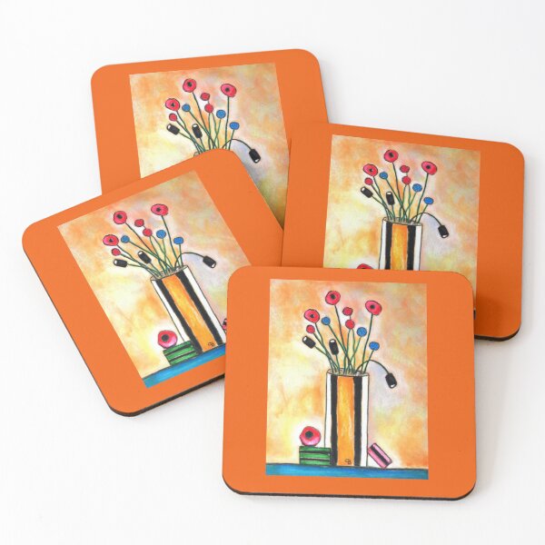 Item preview, Liquorice Allsort Flowers. Quirky art. designed and sold by Bagsyrose.