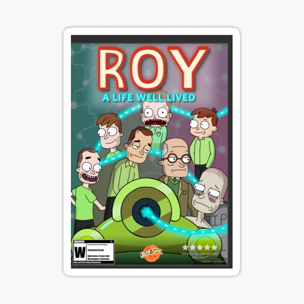Roy" Sticker for Sale by N-G-M | Redbubble
