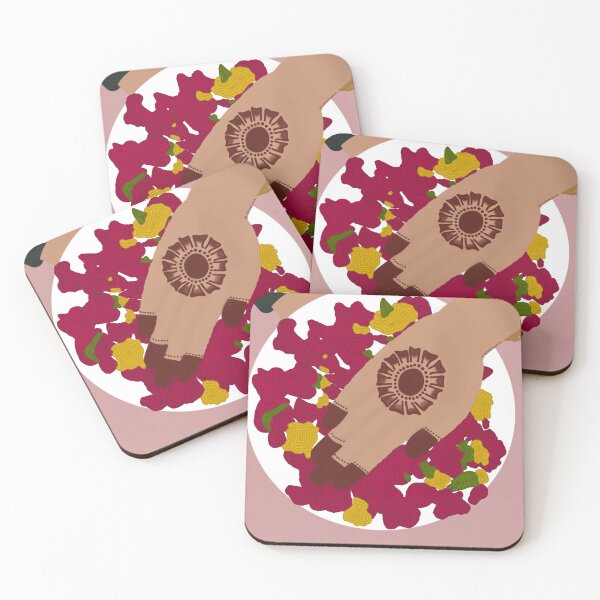 Item preview, Flower Henna Plate designed and sold by nomnomjawmar.