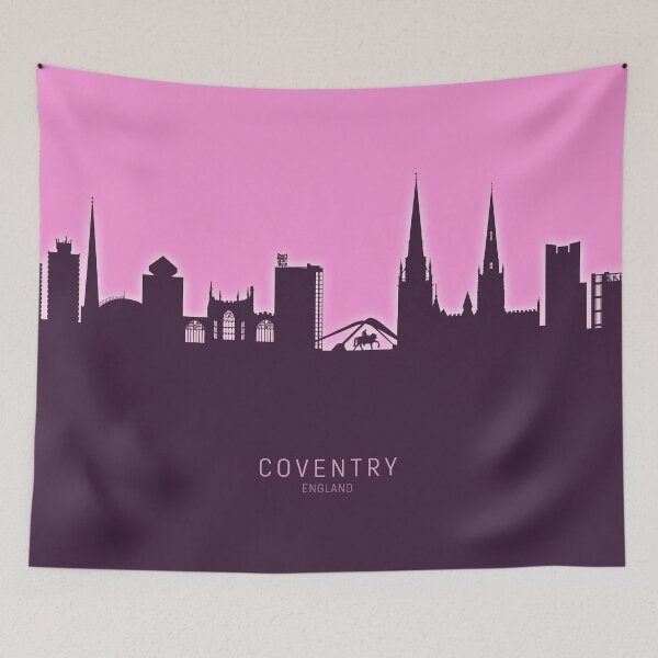 Item preview, Coventry England Skyline designed and sold by ArtPrints.
