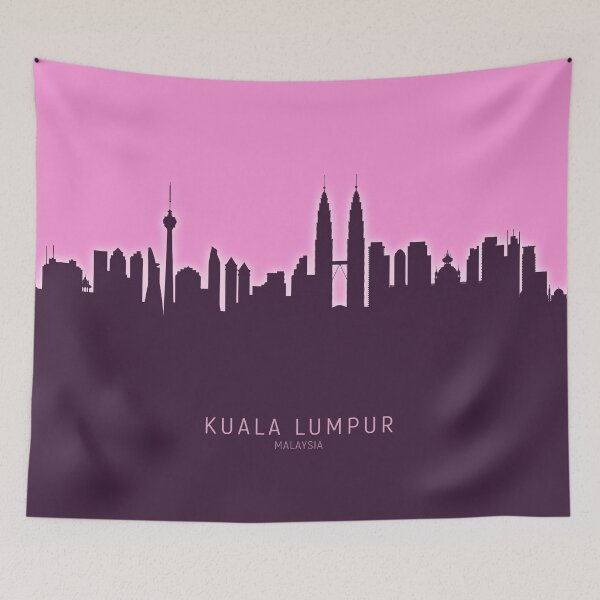 Item preview, Kuala Lumpur Malaysia Skyline designed and sold by ArtPrints.