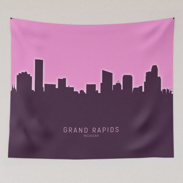 Item preview, Grand Rapids Michigan Skyline designed and sold by ArtPrints.