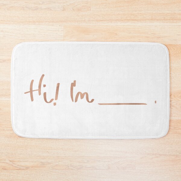 Item preview, Hi! I'm ___ Gold Glitter designed and sold by SoNifty.