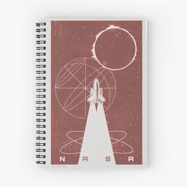 Item preview, NASA Vintage TShirt Design Red designed and sold by lilyvermilya.
