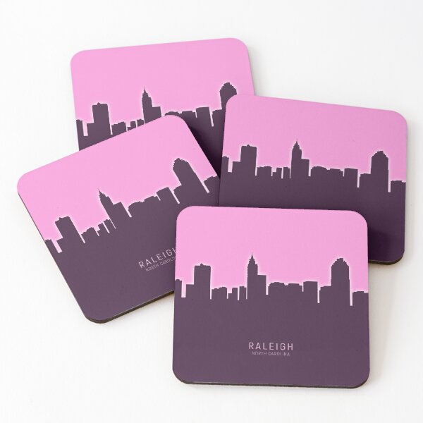 Item preview, Raleigh North Carolina Skyline designed and sold by ArtPrints.
