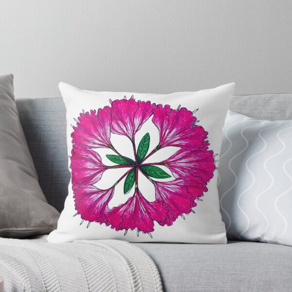 Item preview, Rhodo Fuschia Floral print designed and sold by Pippywhippy.
