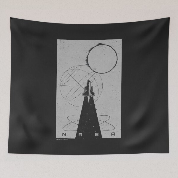 Item preview, Copy of NASA Vintage TShirt Design Inverted Colors designed and sold by lilyvermilya.