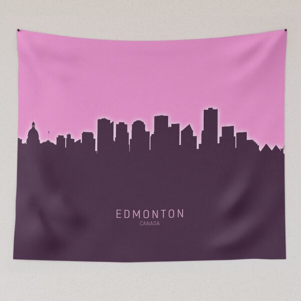 Item preview, Edmonton Canada Skyline designed and sold by ArtPrints.