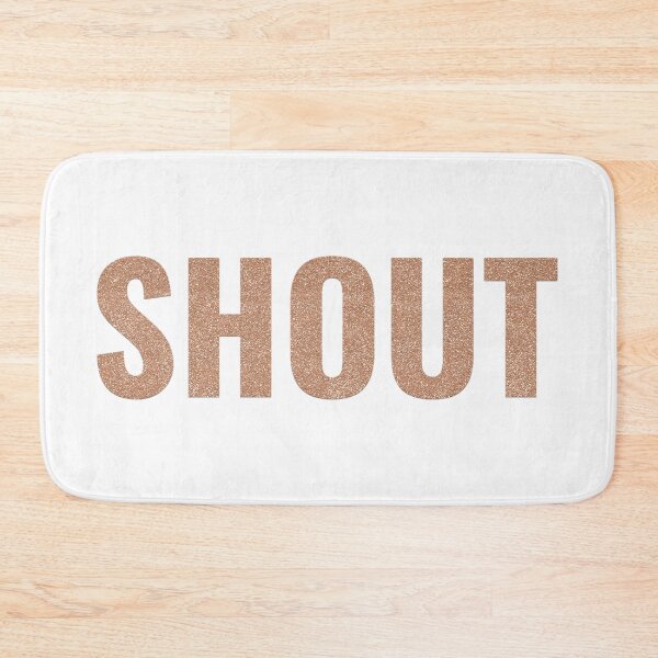 Item preview, SHOUT Gold Glitter designed and sold by SoNifty.
