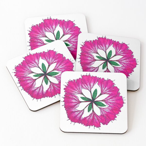 Item preview, Rhodo Fuschia Floral print designed and sold by Pippywhippy.