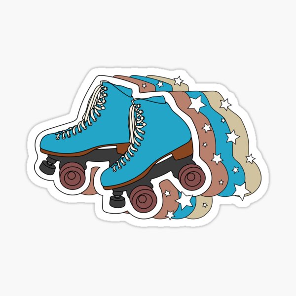 Item preview, groovy rollerskates designed and sold by gooddaygraphix.
