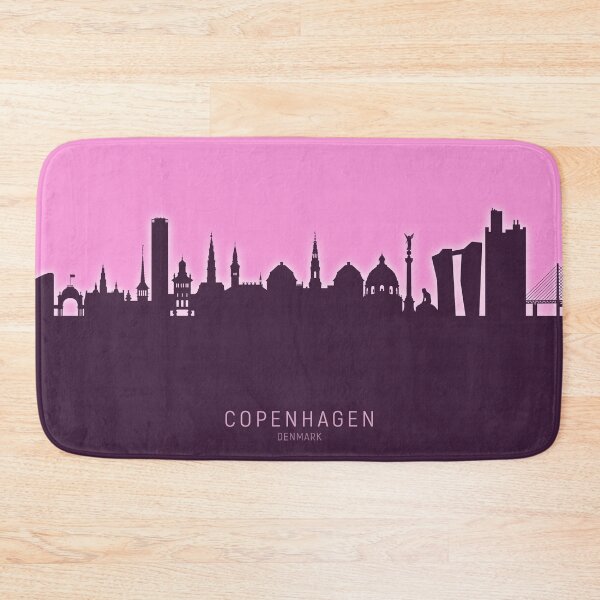 Item preview, Copenhagen Denmark Skyline designed and sold by ArtPrints.