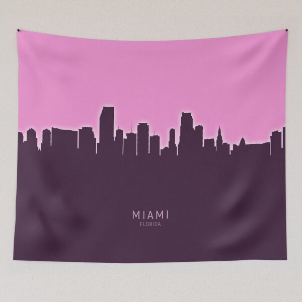 Item preview, Miami Florida Skyline designed and sold by ArtPrints.