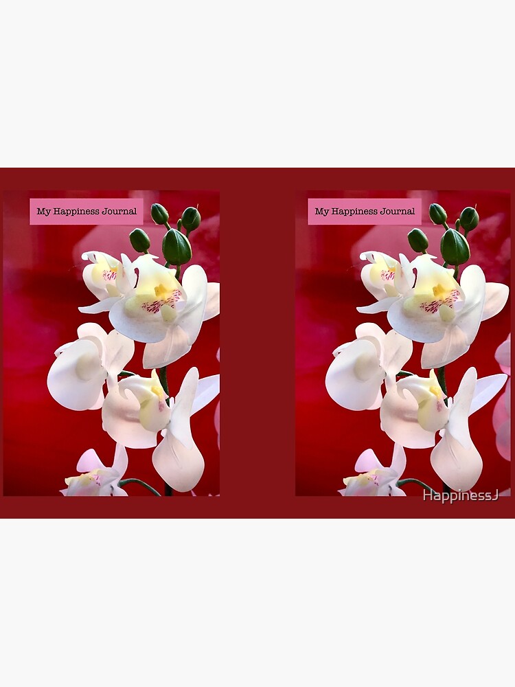 Happiness Journal White Orchids by HappinessJ