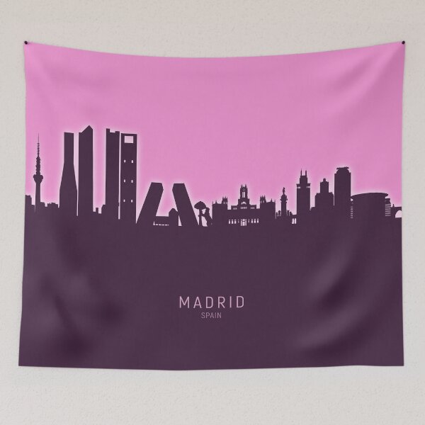 Item preview, Madrid Spain Skyline designed and sold by ArtPrints.