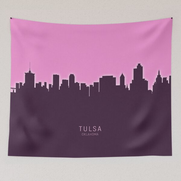 Item preview, Tulsa Oklahoma Skyline designed and sold by ArtPrints.