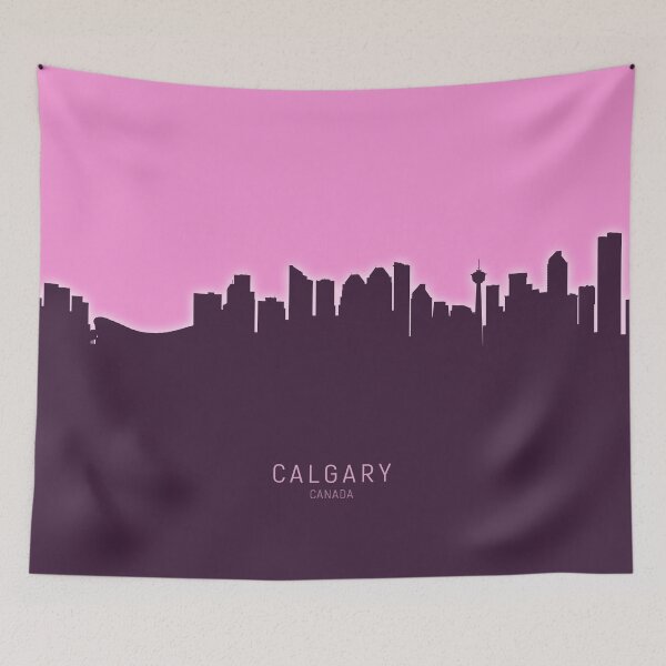 Item preview, Calgary Canada Skyline designed and sold by ArtPrints.