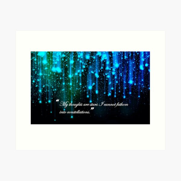 Item preview, Thoughts are Stars designed and sold by SuperNebula.