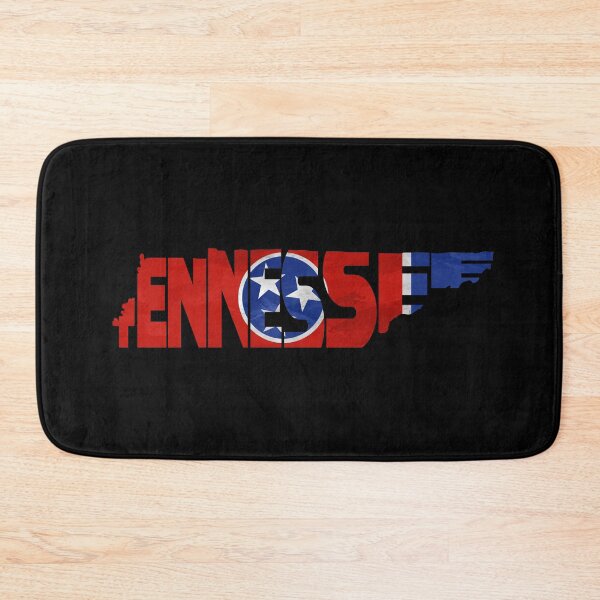Item preview, Tennessee Typographic Map Flag designed and sold by A Deniz Akerman.