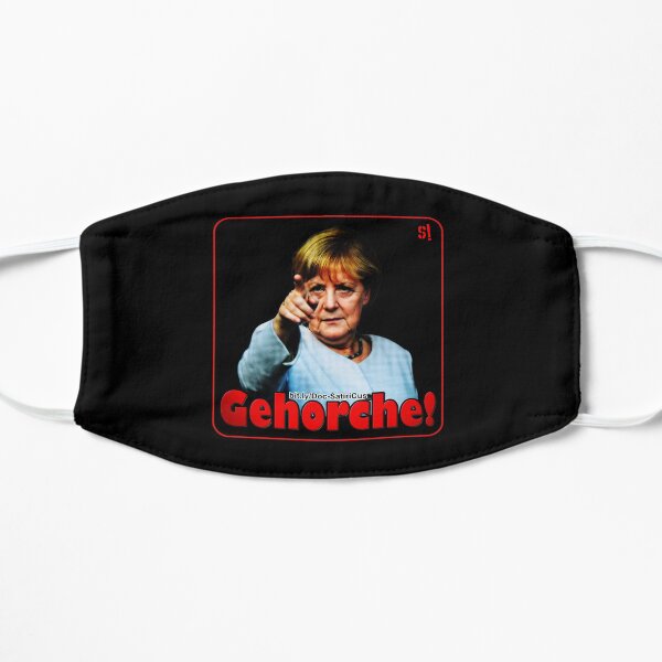 OBEY! | Merkel | Protest | Freedom | Democracy! Mask