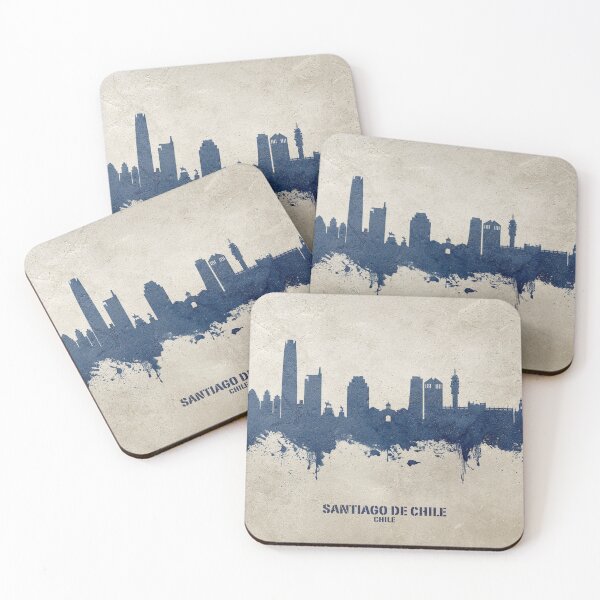 Item preview, Santiago de Chile Skyline designed and sold by ArtPrints.
