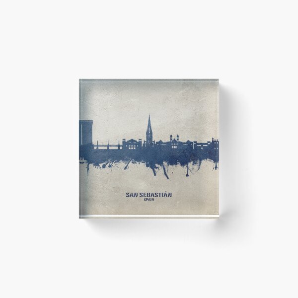 Item preview, San Sebastian Spain Skyline designed and sold by ArtPrints.