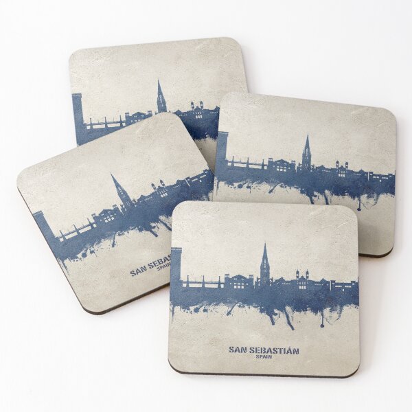 Item preview, San Sebastian Spain Skyline designed and sold by ArtPrints.