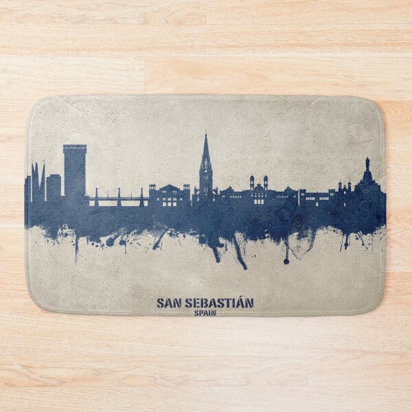 Item preview, San Sebastian Spain Skyline designed and sold by ArtPrints.