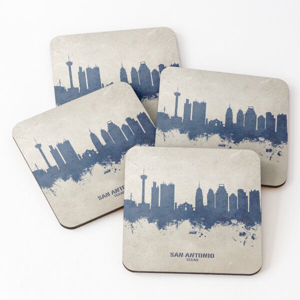 Artikelvorschau, San Antonio Texas Skyline entworfen und verkauft von ArtPrints.