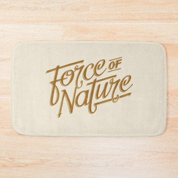 Item preview, Force of nature typography text art quote by Word Fandom - wordfandom designed and sold by Kerry Pritchard.