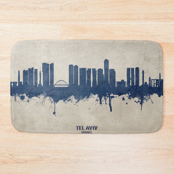 Item preview, Tel Aviv Israel Skyline designed and sold by ArtPrints.