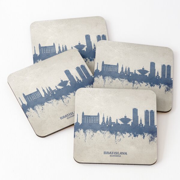 Item preview, Bratislava Slovakia Skyline designed and sold by ArtPrints.