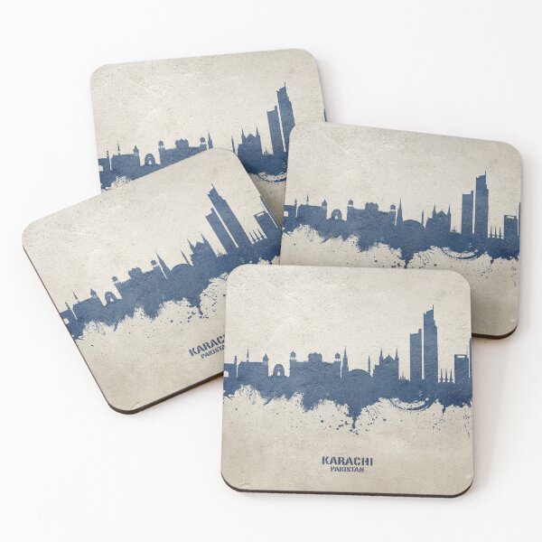 Artikelvorschau, Karachi Pakistan Skyline entworfen und verkauft von ArtPrints.