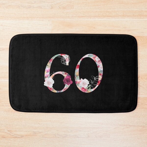Item preview, Flower Number Sixty Spring Flower Bloom Celebrating 60 designed and sold by Space-Bug.