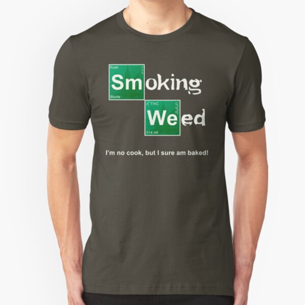 Smoking Weed Slim Fit T-Shirt